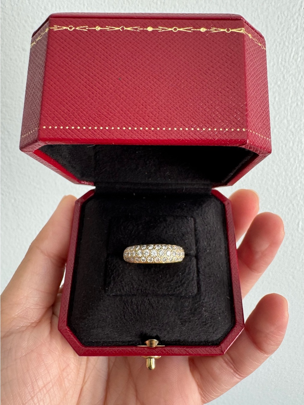 CARTIER Étincelle de CARTIER 18k Yellow Gold Diamond Mini Star Ring